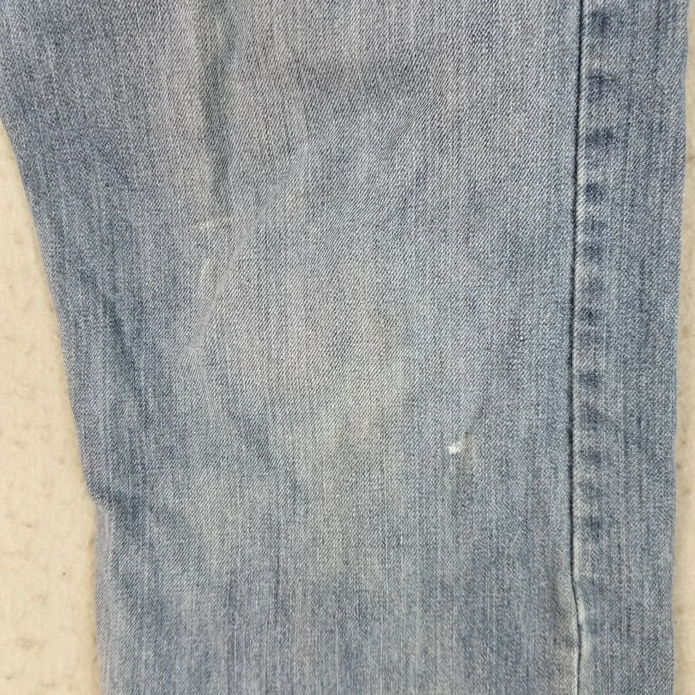 Levi's Jeans Mens 36x32 Blue 505 Regular Fit Straight Leg Light Wash Denim Pants